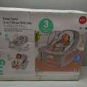 Ingenuity Keep Cozy 3-in-1 Grow with Me Vibrating Baby Bouncer, Seat & Infant to Toddler Rocker, Vibrations & -Toy Bar, 0-30 Months Up to 40 lbs (Weaver)