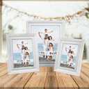 LaVie Home 11x14 Picture Frames (1 Pack, Distressed White) Rustic Single Photo Frame with Plexiglass for Wall Mount Display, for Home Decoration, Office Decor