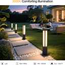 MVBT Outdoor Pathway Lights, 31.5" Wired Bollard Lights Outdoor, IP65 Waterproof Landscape Path Light, 3000K LED Mordern Pathway Bollard Light, Driveway Lighting for Garden Yard Walkway Sidewalk Lawn