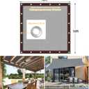 90% Shade Cloth for Garden 10 x 10 FT Outdoor Sun Shade Cover for Pergola Patio Plants Greenhouse Chicken Coop Easier to Hang Net Cover (Black)