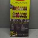 Rubbermaid Configurations Shoe Shelf, Titanium, Floating Shelves for Shoe Organization/Storage for Home/Laundry/Bathroom/Mudroom/Pantry/Linen Closet