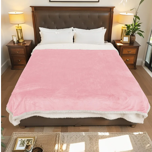 LaffyLo Electric Heated Blanket Twin Size  62"x84", Soft Flannel Heating Blanket, 10 Heating Levels, 112 H Auto Shut Off, Breathable Warm and Washable for Bed, Light Pink