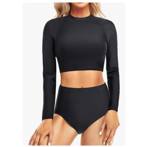 REHJJDFD Women's Long Sleeve Crop Bottoming Shirt Solid Slash Neck Ruched Y2k T Shirt ,Size L