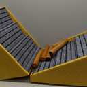 21.06H Dog Stairs for High Bed, 6-Step Pet Stairs with Split Ottoman Design - Tall Dog Steps Convertible to Bedside Table Nightstand, Large Non-Slip Stairs for Big Medium Dogs to Bed