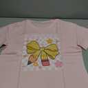 100 Days of School Shirt for Kindergarten Teacher: Bow Pencil Shirts,Teacher Appreciation Short Sleeve Shirts, Pink XL