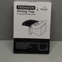 Fast Dining Tray, Indispensable Accessory for Hook on High Chair- Make Meal Easy for Child, Removable Dining Tray - Easy to Carry and Install, Non Slip/Space Saver/Reusable, White