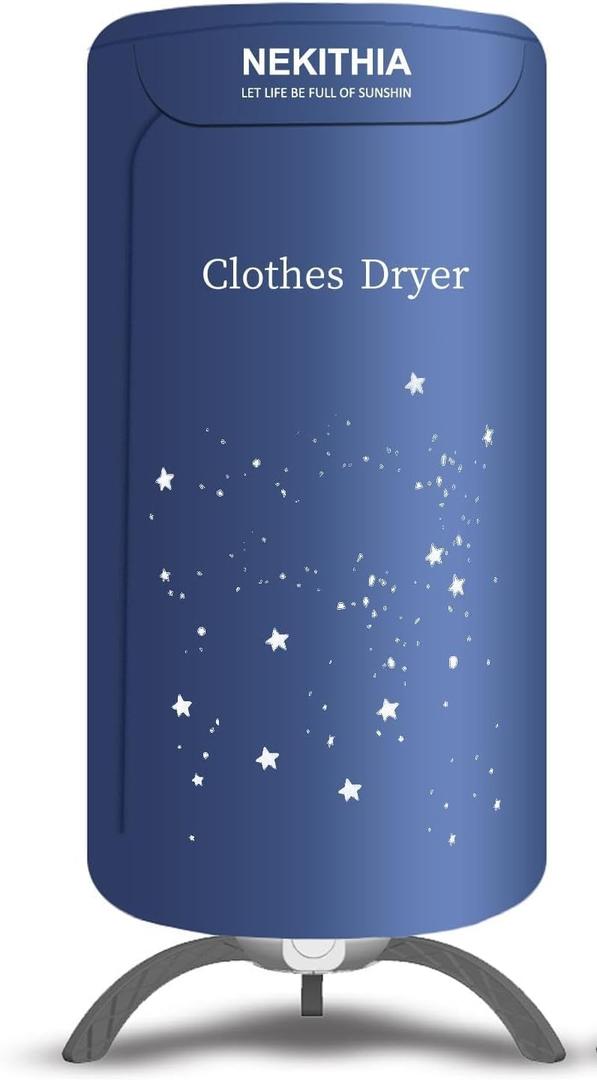 Portable Clothes Dryer Upgraded to Quickly Dry A Large Number of Clothes and Shoes. Travel Mini 900w Dryer Machine, Compact Portable Dryer for Family, Apartment, RV and Travel