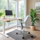 Chair Mat for Carpet, Multi-Surface Grip, Gray, 48" x 36"