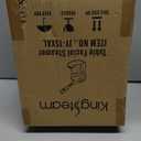 Kingsteam Facial Steamer - Ozone Steamer with Extendable Arm - Professional Nano Ionic Facial Steamer for Deep Cleaning - Portable for Personal Care Use at Home or Salon (White)