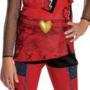 Descendants Red Costume for Kids, Official Disney Descendants The Rise of Red Costume Jumpsuit, Wig not Included (M (7-8))