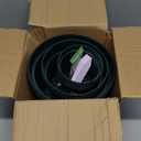 RooTrimmer 15 Pack 4/6/8 Inch Plant Nursery Pots, Sturdy Plant Pots with Drainage Holes, Ideal for Seedlings, Indoor/Outdoor Use, Green