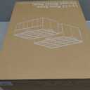 Shoe Organizer for Closet, Shoe Storage Solution with Clear Cover & Adjustable Dividers, Fabric Shoe Box Fits 16 +12 Pairs Shoes, Grey, 2-Pack