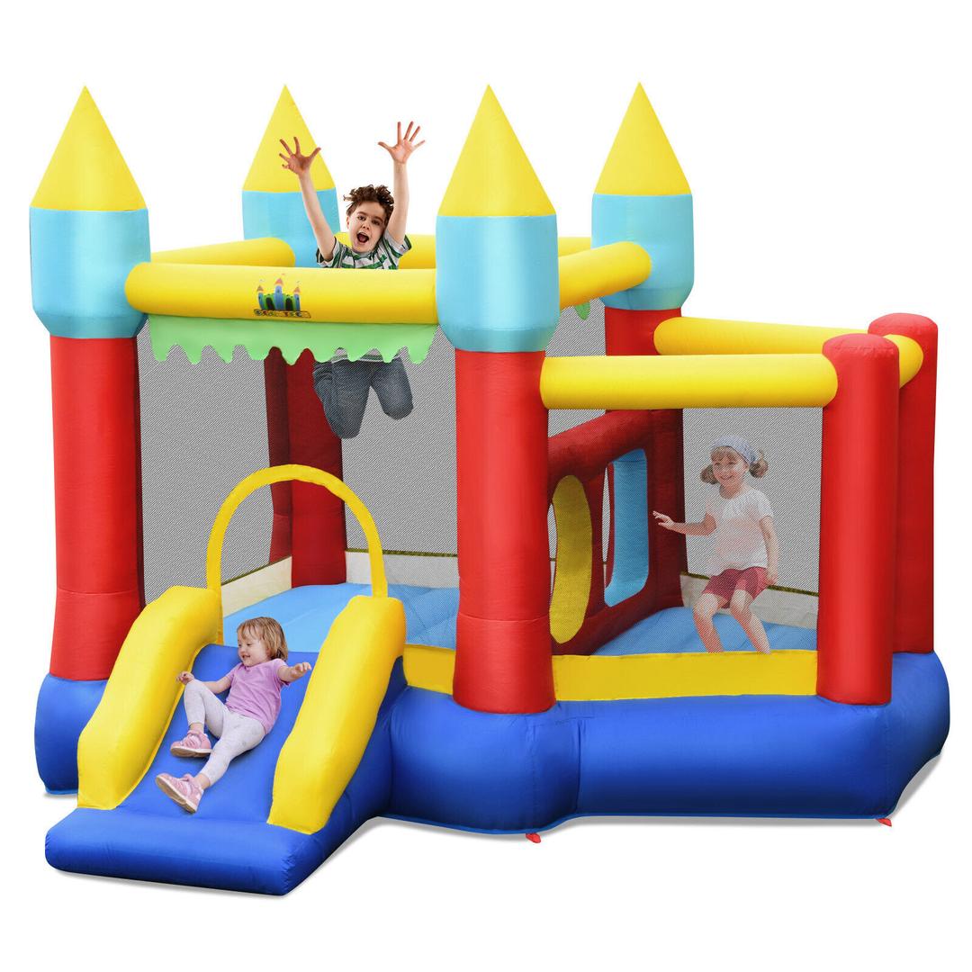 Kid's Inflatable Bouncer with Jumping Area and 480W Blower