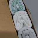 3-Pack Organic Baby Swaddle Sleep Sacks - Swaddles for Newborns, Infant 0-3 Months, Baby Girls, Boys, Soft & Snug Newborn Sleep Sack, Nursery Swaddling Blankets (Bunnies, OS)