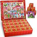 Advent Calendar 2025 Christmas Jigsaw Puzzles, Christmas Dogs & Cats 24 Days Countdown Calendar 1000 Pieces Christmas Holiday Jigsaw Puzzles for Adult Families Xmas Gifts Stocking Stuffers Home Decor
