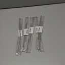 5 x 4 Pcs Straw Cleaner Brush, 10mm Wide Reusable Extra Long Straw Cleaner for 40, 30, 20 oz Stanley Mug, Stainless, Bottle