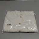 GRACE KARIN Women's 3/4 Sleeve V Neck Button Down Lightweight Cardigan Sweater Open Front Dressy Shrugs Spring Fashion (Medium, Apricot)