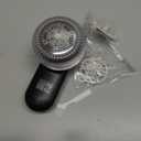 coldSky Rechargeable Fabric Shaver, Lint Shaver with Digital Display, Sweater Shaver with 6-Leaf Blades and Safety Lock, 3-Speeds Defuzzer Remove Fuzz, Pills from Clothes, Furniture, Sofa, Blanket (Black)