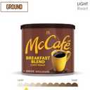 McCafe Breakfast Blend, Light Roast Ground Coffee, 30 oz Canister (EXP 06/08/26)