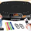 Vibration Plate Exercise Machine, 2025 Newest Triple Motors Vibrating Equipment for Weight Loss and Lymphatic Drainage, Full Body Workout with Magnetic Acupoints, 264 lbs Vibrate Board for Fitness