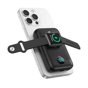 Magnetic Portable Charger for iPhone & Apple Watch,10800mAh 25W PD QC4.0 Fast Charging USB C Power Bank,4 Output Dual-Side Magnet Travel Essentials Battery Pack for iPhone 17/Air/16/15/14/13/12 Series