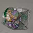 Hedeey 3 Pieces Mardi Gras Tiered Tray Decor Wood Set, Glitter Mardi Gras Table Decor,Rustic Mardi Gras Table Decorations for Party Home Room (Mardi Gras)