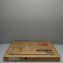 Keonjinn Black Pivot Mirror Bathroom, 16 x 24 in Beveled Tilt Mirror Bathroom Rectangle, Adjustable Tilting Mirrors for Over Sink, Farmhouse Metal Framed Vanity Mirrors (Horizontal/Vertical)