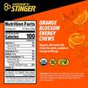 Honey Stinger Organic Orange Blossom Energy Chew, Gluten Free & Caffeine Free, for Exercise, Running and Performance, Sports Nutrition for Home & Gym, Pre and Mid Workout, 21.6 Ounces (Pack of 12) (EXP 03/24/27)
