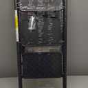 HBTower 3 Step Ladder, 3 Step Stool for Adults, 3 Step Ladder Folding Step Stool with Cushioned Handle Step Ladder with Wide Pedal Ergonomic Design,Black