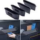 TOPINSTALL 4 Door Handle Storage Box Compatible with Ford Bronco 2021-2026 Accessories, Phone Holder Front and Rear Door Grab Handle Pocket Storage ABS Plastic-4PCS (Not for Sport Model)