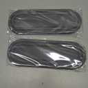 2PCS Water Absorbing Stone Tray, Fast Drying Diatomite Stone Sink Tray, Water Absorbent Diatomite Coasters, Stones Soap Trays for Kitchen Sink, Bathroom Counter Hand Soap Dish Toothbrush Holders (2pcs 2110cm Dark Gray Oval)