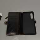 ZZXX for Samsung Galaxy S23 Ultra Wallet Case with RFID Blocking Card Slot PU Leather Zipper Flip Folio with Strap Kickstand Protective Cover for Galaxy S23 Ultra Case Wallet(6.8 inch)