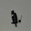 21323-232316B Windshield Washer Pump w/Grommet - Washer Motor Compatible with BMW, Mercedes-Benz - Replaces OEM #: 67128362154, 67128377612