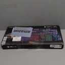 Keyboard and Mouse Gaming LED Wired Combo with Emitting Character Keyboard 4800DPI 2 Side Button USB Mouse Rainbow Backlit Mechanical Feeling Compatible with PC Raspberry Pi Mac Xbox one ps4 (910b)