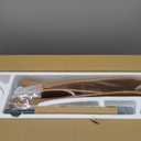 LOFIKEDI 52 Inch Ceiling Fans, Modern Ceiling Fan with Remote, Reversible DC Motor, Stepless Dimmable, Noiseless Bedroom Ceiling Fan,Brown