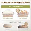 Laura's Green Kitchen Complete Sourdough Starter Kit  Sourdough Bread Baking Supplies with 2 Banneton Bread Proofing Basket, Linen Liners, Bread Lame, 5 Bread Blade for Scoring Dough, Scraper & More