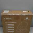 LAREX Baby Swing Infant Swing Electric Toddler Baby Rocker Portable for Newborn Boy Girl, 5 Sway Speeds with Remote Control, 10 Preset Melodies and Bluetooth, 0-6 Months Max 20 Lbs (Black)