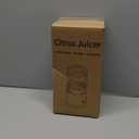 Electric Citrus Juicer Rechargeable - Electric Juicer Machines with USB and Cleaning Brush Portable Compact Juicer for Orange, Lemon, Limes (Red)