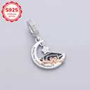 925 Sterling Silve 2026 Graduation Charms Fit Bracelets Necklaces