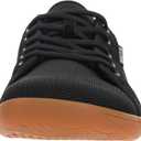 WHITIN Women's Minimalist Barefoot Shoes | Zero Drop Sole | Wide Width Fashion Sneaker (7.5 Wide, W81 | Black Gum)