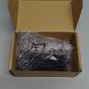 1/ 4-20 x 4" Hex Head Screw Bolt, Nuts, Flat & Lock Washers, 20Pcs 18-8 (304) Stainless Steel, Fully Threaded, Black Oxide by SG TZH