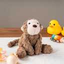 Monkey 14" 7 OZ Cute Stuffed Animals, Sensory Comfort Plush Throw Pillow Toy, Plush Toys for Stress Relief, Kawaii Plushies Hugging Toy Stuffed Monkey Gifts for Kids & Adults