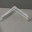 Liuoud Under Sink Organizer 2 Pack, 2 Tier Slide Out Large Capacity Height Adjustable Under Sink Organizers and Storage for Kitchen Bathroom Cabinet, White