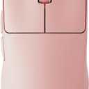 ATK Blazing Sky F1 V2 Wireless Gaming Mouse, 39 g, PAW3950 Ultra Sensor, Nordic 54L15 MCU, Optical Switches, Dual 8K, Dual-Mode 2.4G/Wired, 250H Battery (Ultimate, Coral Pink)