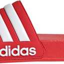 adidas unisex-adult Adilette Shower (10 Women/9 Men, Vivid Red/White/Vivid Red)