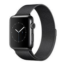 WithIt Stainless Steel Mesh Band for Apple 38/40mm Watch Black Stainless Steel