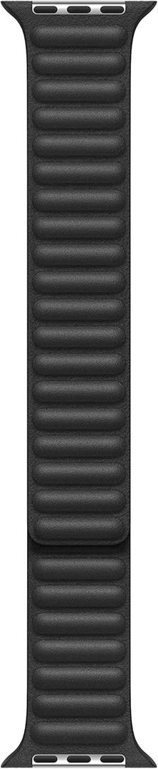 Apple Watch Band - Leather Link (40mm) - Black - Small/Medium
