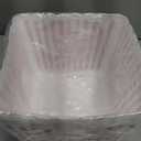 Bekith 6 Pack Plastic Popcorn Buckets Reusable, Large Popcorn Containers for Movie Night, 9" Square x 6" Tall