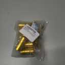 Poolzilla Brass Keyhole Anchors for Pool Safety Net | 10 Pack | for use with SS Hooks and Standard to Extra Long Cone Head Clips