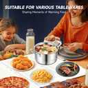 TOPRATED Large Splicing Electric Warming Tray (25x15 inch), Metal Foldable and Portable Heating Warmers Food Warming Mat for Kitchen,Parties, Buffet, Restaurant, Family dinner,Countertop (3 boards)